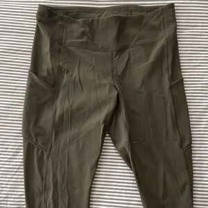 Lululemon Hunter Green Leggings